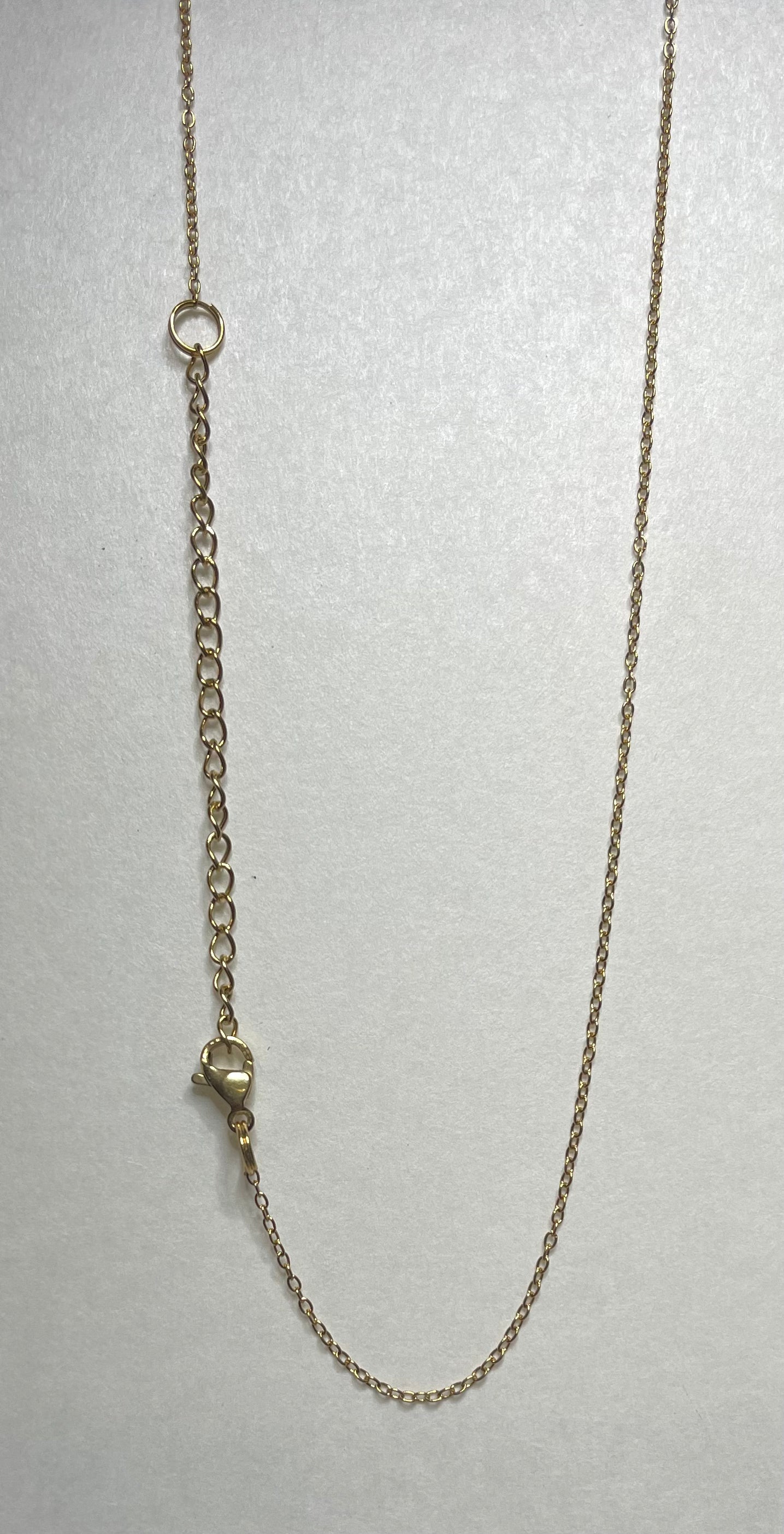 Pink Plumeria Flower with Peridot Gold Necklace