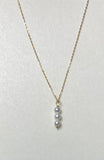 White Freshwater Gold Necklace