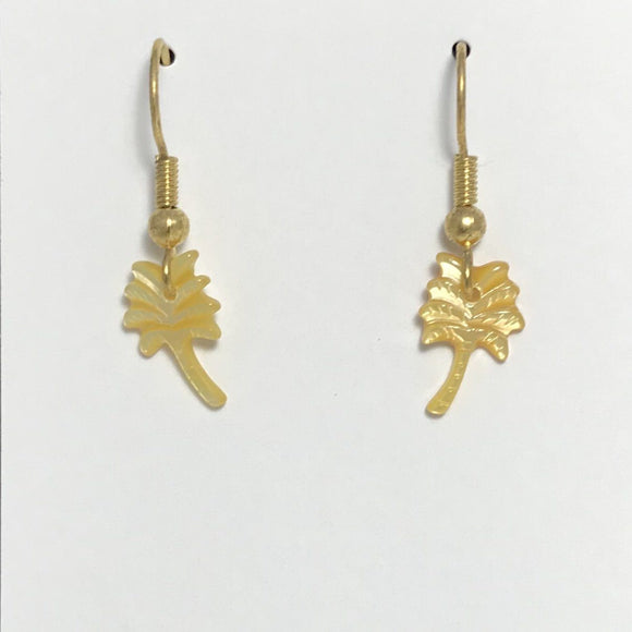 Coconut Tree Gold Earrings