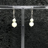 White Gourd shaped earrings Mother of Pearl